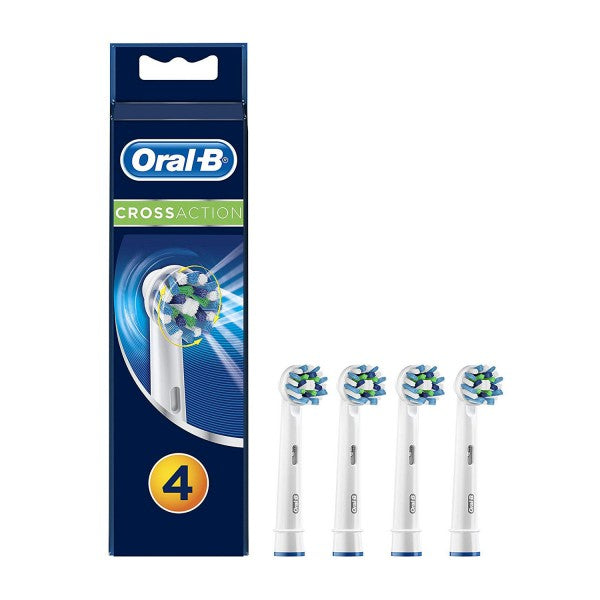 Oral-B Cross Action Replacement Toothbrush Heads - Pack Of 4