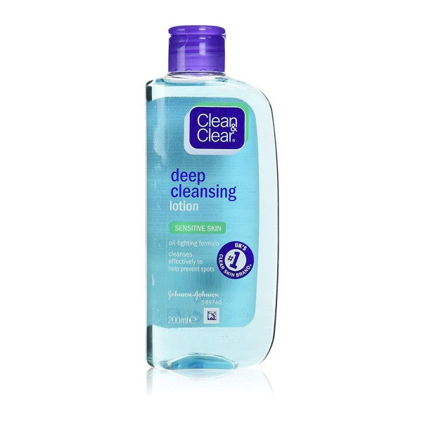 Clean & Clear Sensitive Skin Deep Cleansing Lotion, 200ml