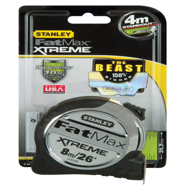 Stanley Tools FatMax® Pro Pocket Tape with Metric & Imperial Grade - 5m / 16ft